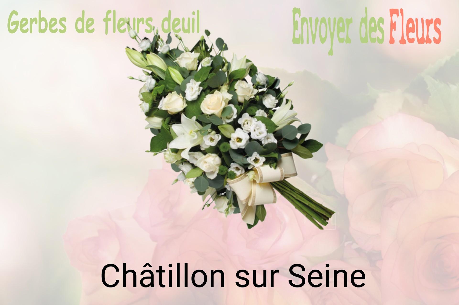 Gerbe de fleurs de deuil livrée à Châtillon-sur-Seine